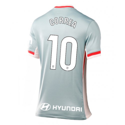 Fotballdrakt Dame Atletico Madrid Angel Correa #10 Bortedrakt 2024-25 Kortermet